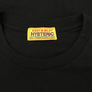 HYSTERIC GLAMOUR 23SS WOMAN STARS刺繍 Tシャツ カットソー 半袖 ラインストーン ラメ F ブラック /MY