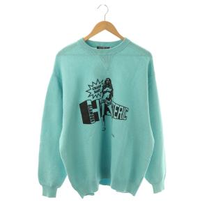 24SS CRASH BABY セーター ニット XL ライトブルー