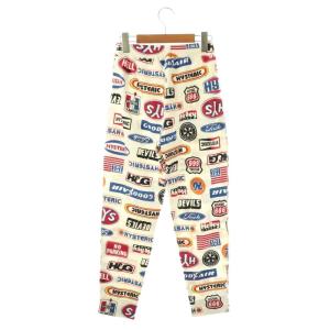 HYSTERIC GLAMOUR 23AW HYSTERIC MOTOR柄 スウェットパンツ F ホワイト マルチカラー /DO OS