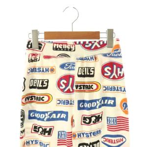 HYSTERIC GLAMOUR 23AW HYSTERIC MOTOR柄 スウェットパンツ F ホワイト マルチカラー /DO OS