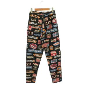 HYSTERIC GLAMOUR 23AW HYSTERIC MOTOR柄 スウェットパンツ F ブラック マルチカラー /DO OS