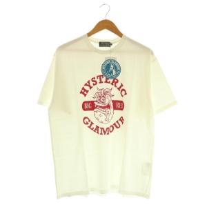 24SS STM BIG RED Tシャツ 半袖 コットン XL ダーティホワイト /MY OS