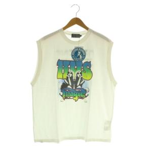 23SS MAJOR WORLD TOUR ノースリーブTシャツ プリント XL ダーティホワイト /MY