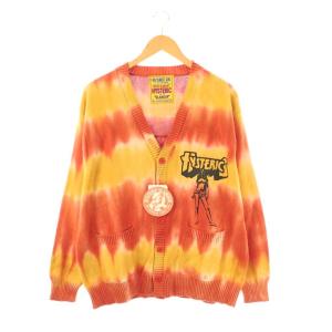 24SS BAD ASS MAMA タイダイカーディガン F オレンジ イエロー
