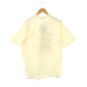HYSTERIC GLAMOUR 24SS ポリッシュヘビーウェイトTシャツ カットソー XL オフホワイト レッド ブラック /DO OS