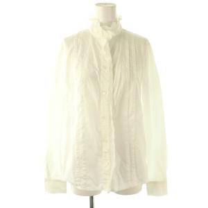 Craft Embroidery Stand Collar Shirt シャツ ブラウス 36 ホワイト