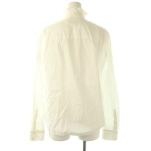 Maison Kitsuné Craft Embroidery Stand Collar Shirt シャツ ブラウス 36 ホワイト