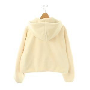 JILL by JILLSTUART 24AW フェイクファーフーディー ジャケット ブルゾン ジップアップ S オフホワイト /NR OS