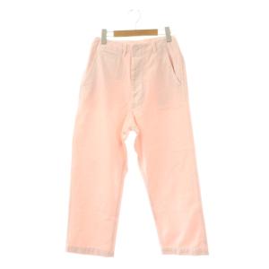 24SS Higuchi×S チノワイドパンツ 34 ピンク /ES OS