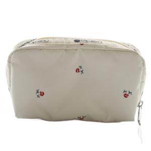 Megumi Kanzaki Beauty Makeup Pouch ポーチ 小物入れ アイボリー ピンク