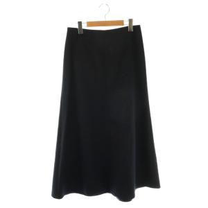 FLARE スカート Aラインスカート ロング 38 ネイビー /DF OS