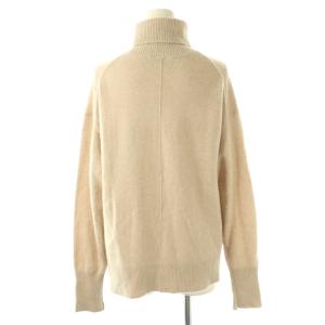 23区 23AW 洗えるピュアカシミヤタートルネックニット セーター 38 ベージュ /DO OS