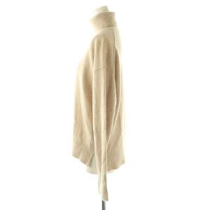 23区 23AW 洗えるピュアカシミヤタートルネックニット セーター 38 ベージュ /DO OS
