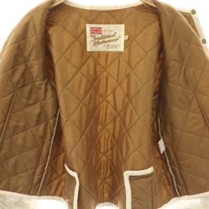 Traditional Weatherwear ARKLEY ボアジャケット キルティングジャケット ノーカラー 34 アイボリー /ES OS