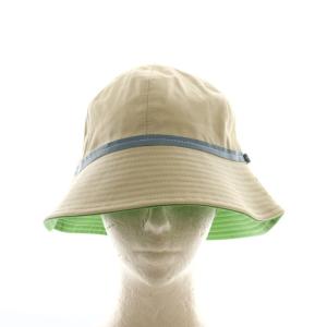 COACH バケットハット バケハ 帽子 裏地シグネチャー M/L 水色 ライトブルー ベージュ /AQ OS SH