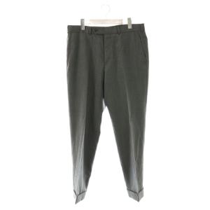 REGENT FIT スラックスパンツ ダブル裾 34 チャコールグレー /ES OS AD