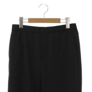 EVERYDAY I LIKE スリットテーパードパンツ 38 ブラック /DO OS