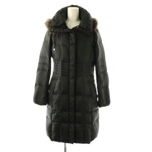 ダウンコート アウター ジップアップ 40 黒 /NR OS