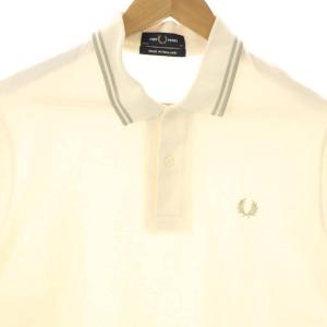 FRED PERRY 半袖 ポロシャツ 42 ホワイト /HK OS