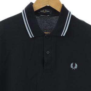 FRED PERRY 半袖 ポロシャツ 40 ネイビー /HK OS