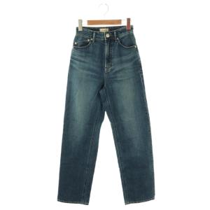 57131231 LEA ハイウエストボーイズストレートデニム パンツ テーパード 22 ブルー /HK