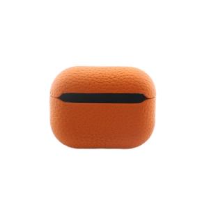 エアポッズケース AirPodscase レザー オレンジ /MI OS