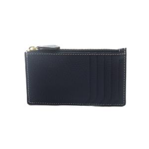 ミニジップ ウォレット 財布 小銭入れ レザー ネイビー 紺 BWAT8R-NAET /MI OS