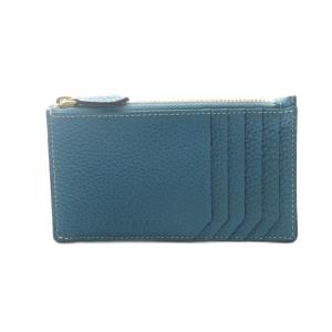 ミニジップ ウォレット ミニ財布 小銭入れ コインケース レザー ブルーシアン BWAT8R-BC /MI