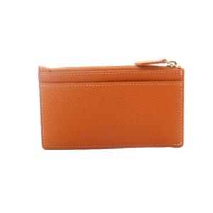 BONAVENTURA ミニジップ ウォレット ミニ財布 小銭入れ レザー オレンジ /MI OS