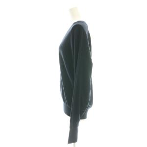 L'Appartement 24SS WISH High Gauge V Neck Pullover ニット セーター ウール ネイビー