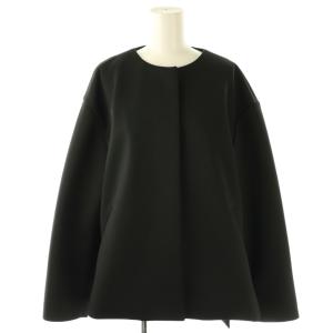 ADORE 23SS ソフトダンボール ジャケット キュロットパンツ セットアップ 38 ブラック /DF OS