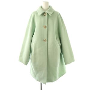 25AW NAPE SOUTIEN-COLLAR COAT 38 ライトグリーン