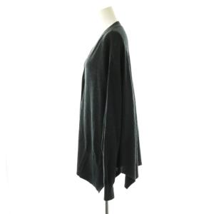 ENFOLD 25AW FLARE-SILHOUETTE CARDIGAN 38 ダークグレー