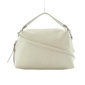 ショルダーバッグ ハンド 2way レザー 本革 白 ホワイト gianni /RI OS