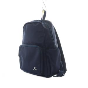 Kitamura リュック デイパック ナイロン ダークブルー 紺 アイボリー Kitamura /RI OS