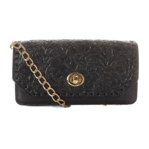 25AW Wallet Bag バッグ ショルダーバッグ 黒 ブラック ゴールド色 /SR