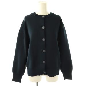 24AW 12ゲージ ハーフミラノリブ カーディガン 1 ネイビー