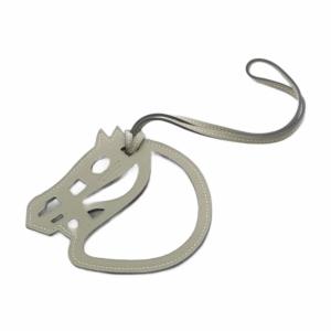 パドック シュバル バッグ キーホルダー グレージュ