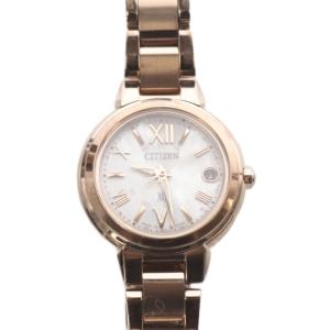 XC クロスシー エコドライブ電波 腕時計 ゴールド色 H060-T025064 /SR SH