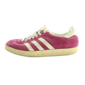 ガゼル GAZELLE 90S 90年代スニーカー スエード US8.5 26.5cm ピンク 白 ホワイト