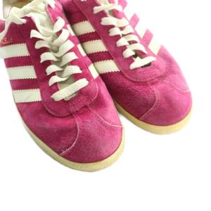 adidas Originals ガゼル GAZELLE 90S 90年代スニーカー スエード US8.5 26.5cm ピンク 白 ホワイト
