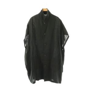 24SS ヘンプキャンバスベスト リネン ブラック /DO OS