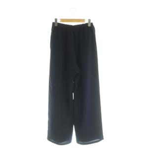 IENA 23AW ジョーゼットイージーパンツ ワイド 38 ネイビー 紺 /MI OS