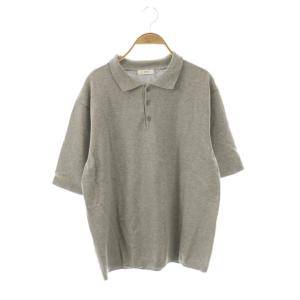 半袖ポロシャツ ニット カットソー コットン 2 黒 /NR OS