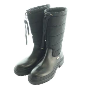 キルティングブーツ US7 ブラック