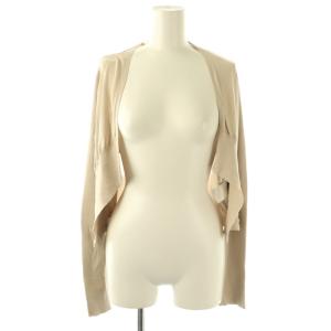 カーディガン ぺタル ボレロ クロップド 38 ベージュ 42971 /CX OS