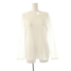 24AW SUPERFINE COTTON JERSEY カットソー Tシャツ 長袖 コットン F 白