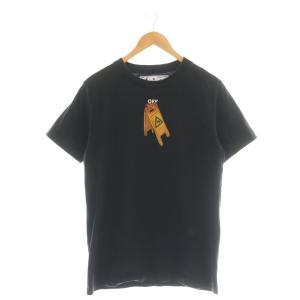 Off-White クロスアロー スケルトン Tシャツ カットソー 半袖 S ブラック /DF OS