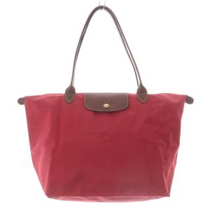 ル プリアージュ トートバッグ ハンドバッグ 赤 レッド 茶 ブラウン /SR