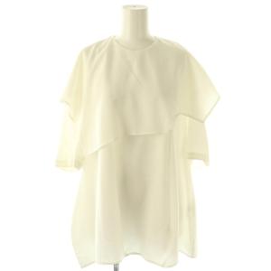 23SS CAPE-COLLAR PULLOVER プルオーバー ブラウス 38 ホワイト /ES OS